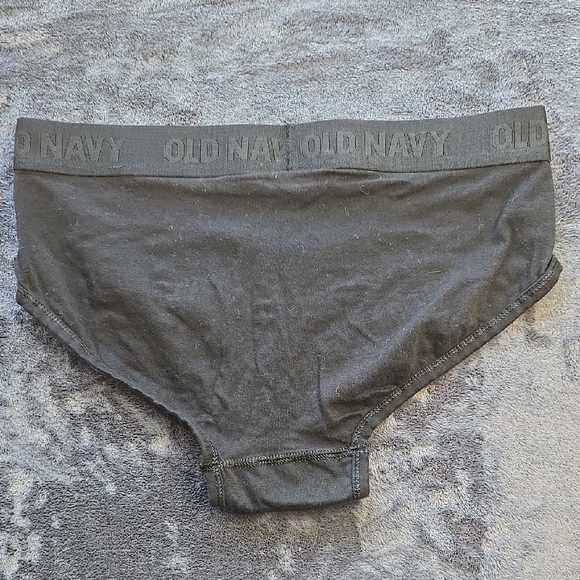 Old Navy Black Briefs with Elastic Waistband - Picture 4 of 4